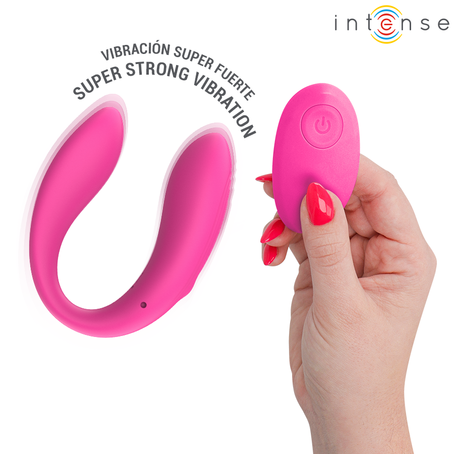 INTENSE REMOTE CONTROL Nora Stimulateur À Pince Vibrante Rose — vue arrière