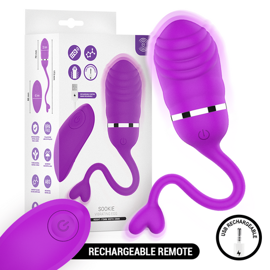 INTENSE REMOTE CONTROL Sookie Œuf Vibrant À Télécommande Violet - Aura Intime
