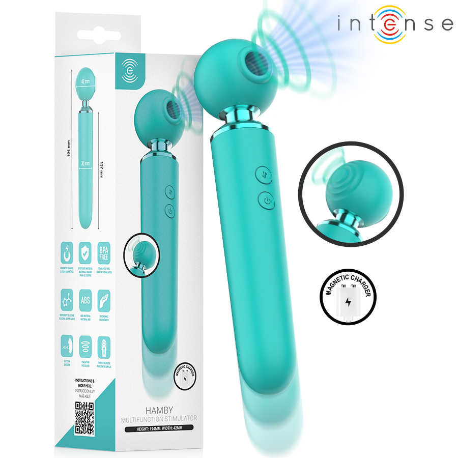 INTENSE HIGH TECH Hamby Stimulateur Multifonctionnel À Succion Vibration - Aura Intime