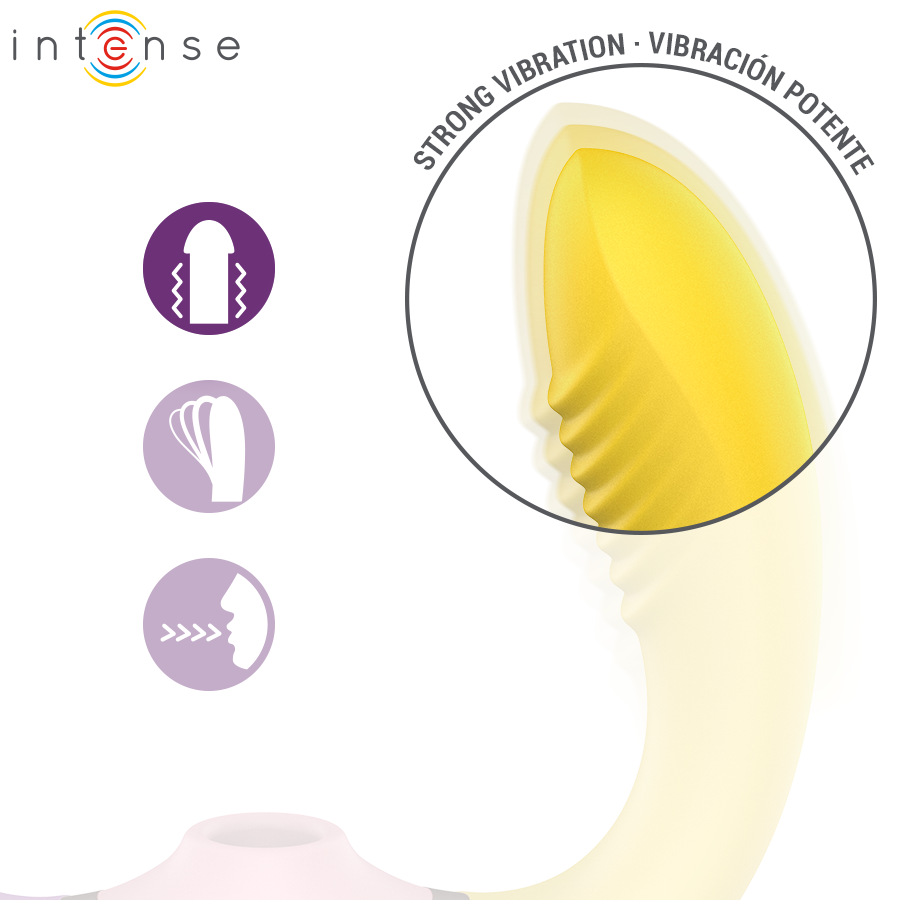 INTENSE HIGH TECH Willow Stimulateur À Succion Vibration 3 1 — accessoires inclus
