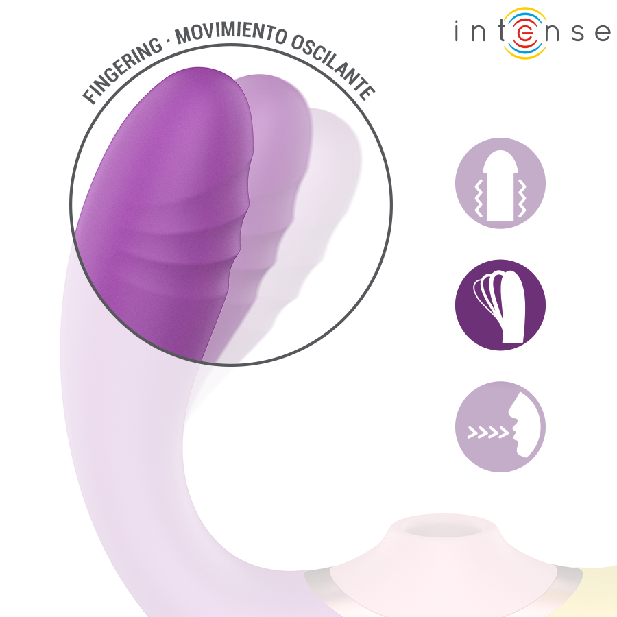 INTENSE HIGH TECH Willow Stimulateur À Succion Vibration 3 1 — vue arrière