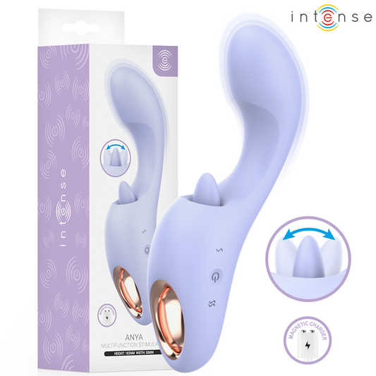 INTENSE HIGH TECH Anya Stimulateur Vibrations Mouvements Multifonctionnel - Aura Intime