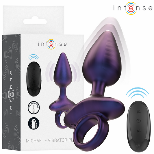 INTENSE ANAL TOYS MICHAEL PLUG ANAL VIBRANT MODÈLE 2 TÉLÉCOMMANDE - Aura Intime