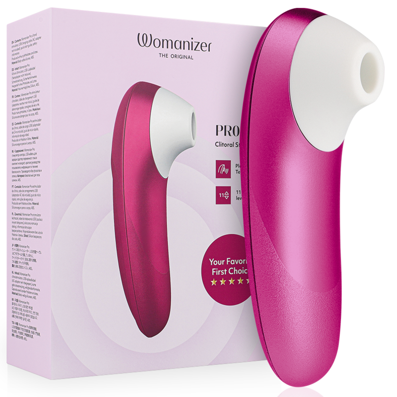 WOMANIZER STIMULATEUR CLITORIAL VIBRANT PRO ROSE - Aura Intime