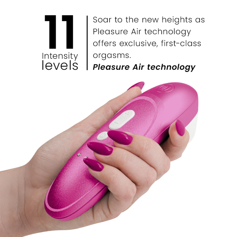 WOMANIZER STIMULATEUR CLITORIAL VIBRANT PRO ROSE — accessoires inclus