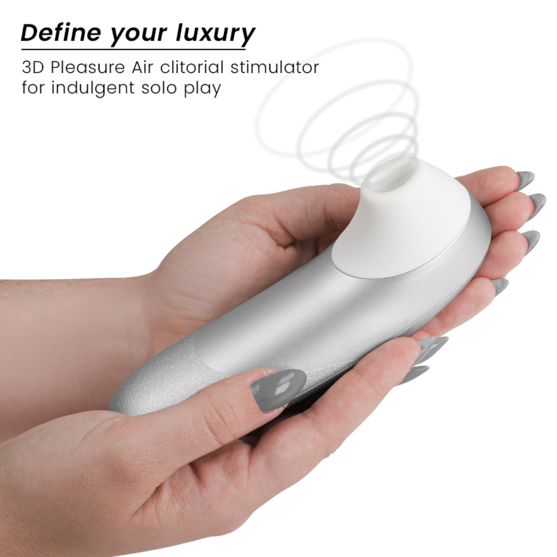 WOMANIZER STIMULATEUR CLITORIAL VIBRANT PRO GRIS ARGENTÉ — vue alternative