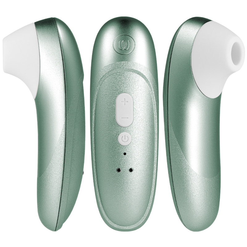 WOMANIZER STIMULATEUR CLITORIAL PRO VIBRANT VERT SAUGE — vue détaillée