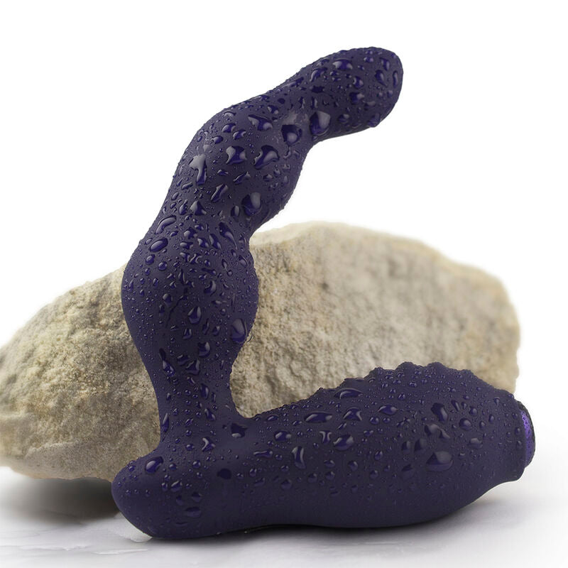 ROCKS-OFF MINI BAGUETTE RECHARGEABLE 16 FONCTIONS ROSE PIVOINE — vue arrière
