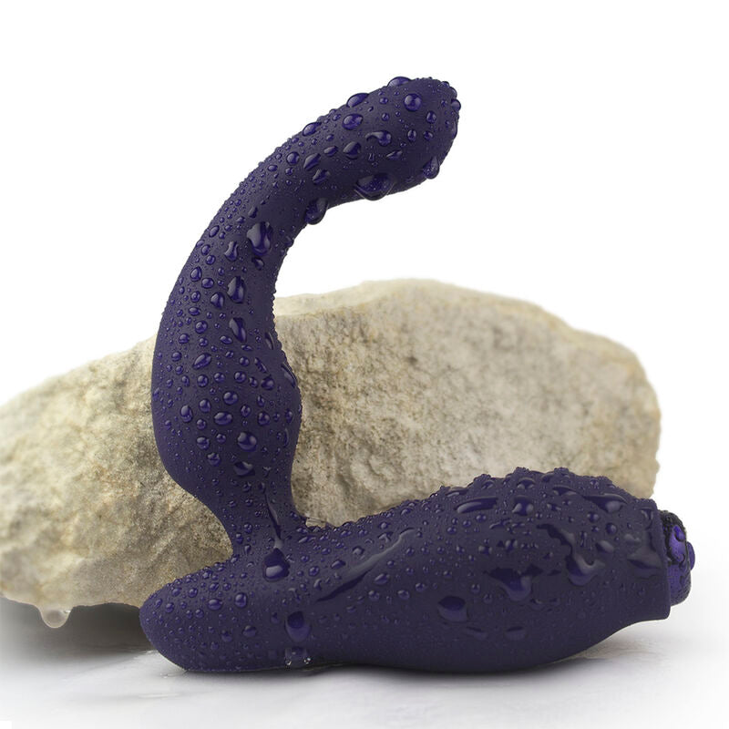 ROCKS-OFF MINI BAGUETTE RECHARGEABLE 16 FONCTIONS ROSE PIVOINE — vue arrière