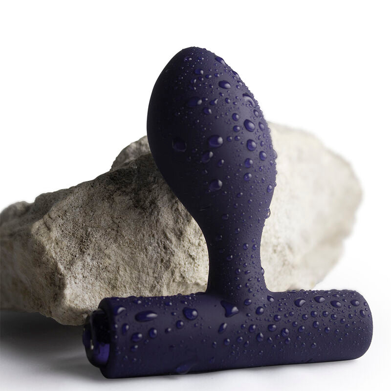 ROCKS-OFF MINI BAGUETTE RECHARGEABLE 16 FONCTIONS ROSE PIVOINE — vue arrière