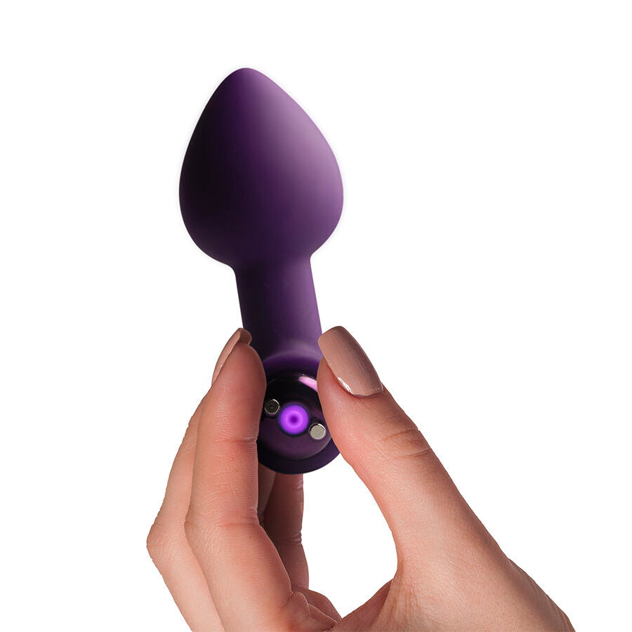 ROCKS-OFF MINI BAGUETTE RECHARGEABLE 16 FONCTIONS ROSE PIVOINE — vue arrière
