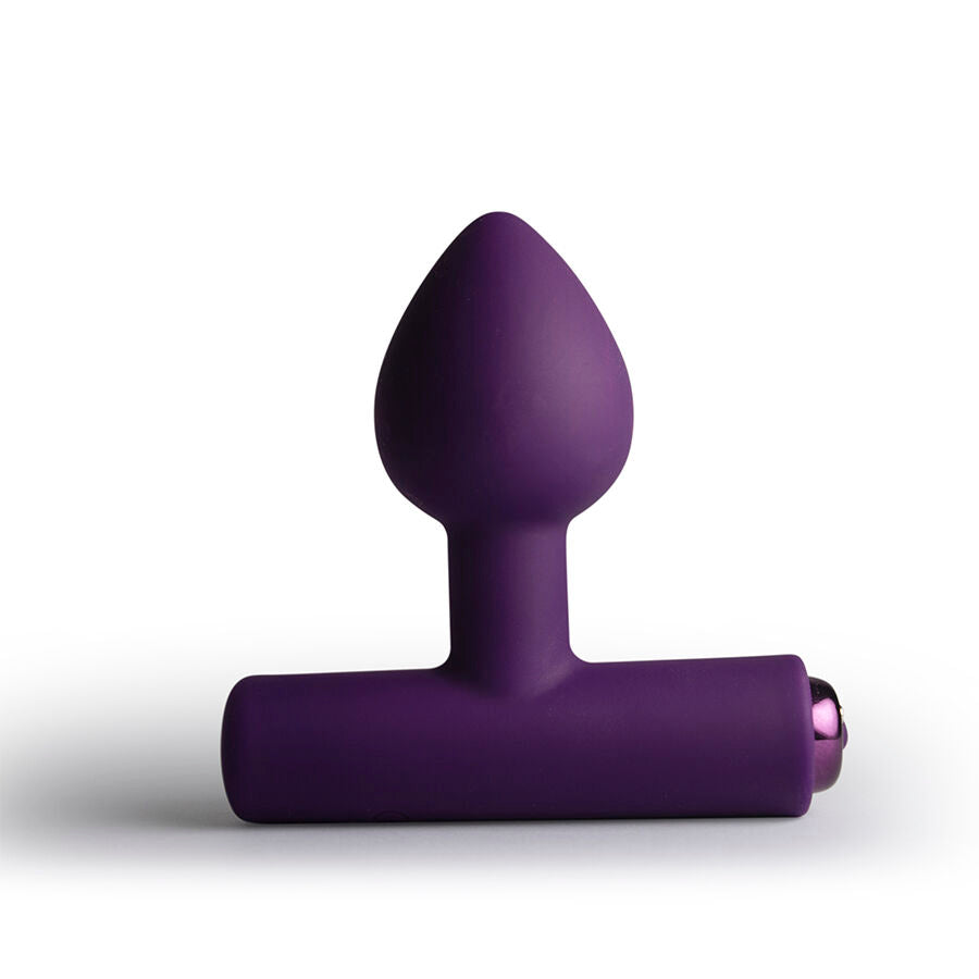 ROCKS-OFF MINI BAGUETTE RECHARGEABLE 16 FONCTIONS ROSE PIVOINE — vue détaillée