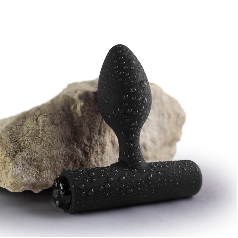ROCKS-OFF MINI BAGUETTE RECHARGEABLE 16 FONCTIONS ROSE PIVOINE — vue arrière