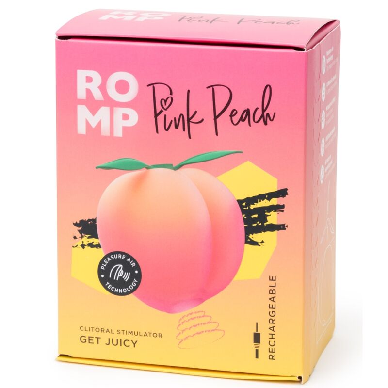 ROMP SUCCION CLITORIALE PÊCHE ROSE — vue arrière
