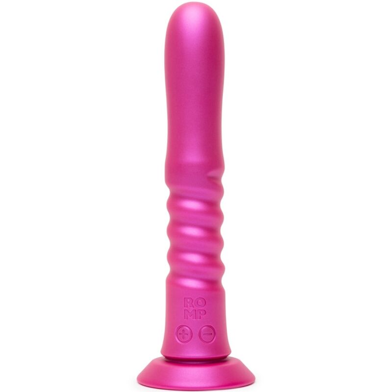 ROMP JIGGLE VIBRATEUR À VENTOUSE ROSE, MOUVEMENTS HAUT BAS - Aura Intime