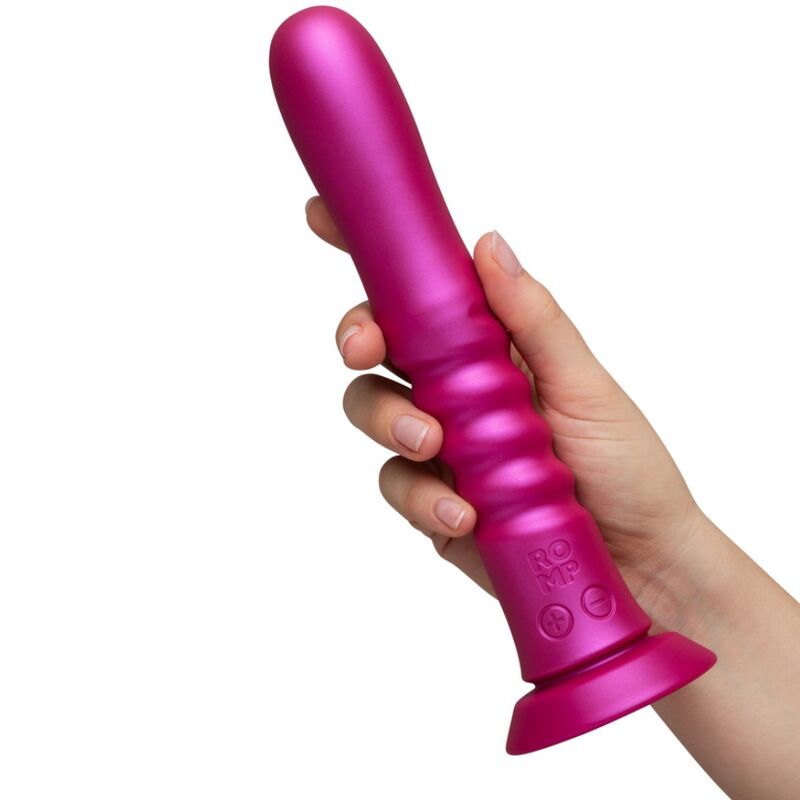 ROMP JIGGLE VIBRATEUR À VENTOUSE ROSE, MOUVEMENTS HAUT BAS — vue alternative