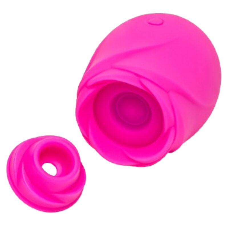 ROMP ROSE OUTIL SUCCION CLITORIDIENNE FORME ROSE — vue arrière