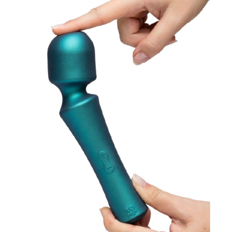 ROMP PRESTO MINI VIBRATEUR À TÊTE FLEXIBLE VERTE — vue arrière
