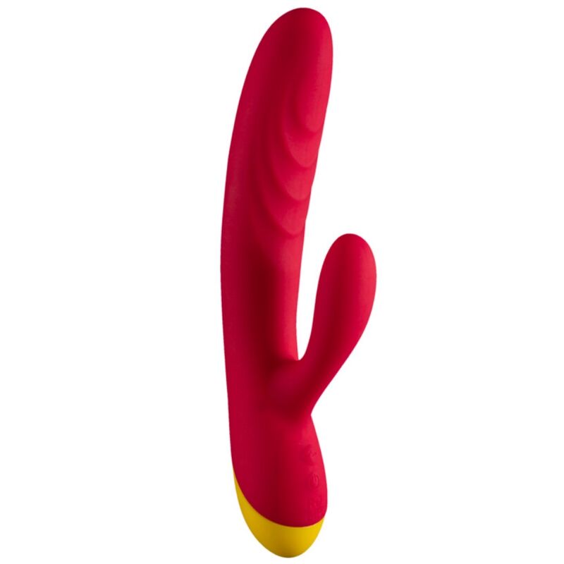 ROMP JAZZ VIBRATEUR LAPIN RECHARGEABLE ROUGE - Aura Intime