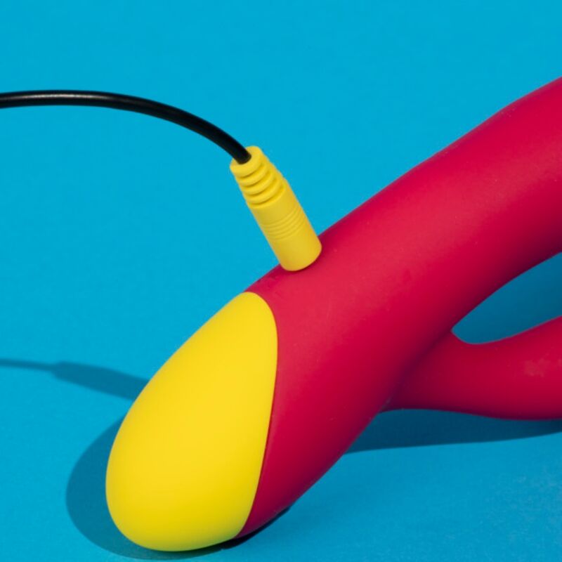 ROMP JAZZ VIBRATEUR LAPIN RECHARGEABLE ROUGE — vue arrière