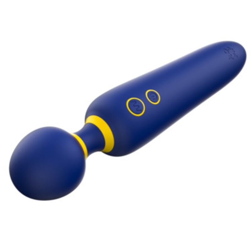 ROMP FLIP BAGUETTE VIBRANTE SILENCIEUSE 10 MODES BLEUE - Aura Intime
