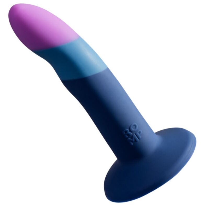 ROMP PICCOLO GODEMICHET SILICONE VENTOUSE TRICOLORE 14 CM — vue détaillée