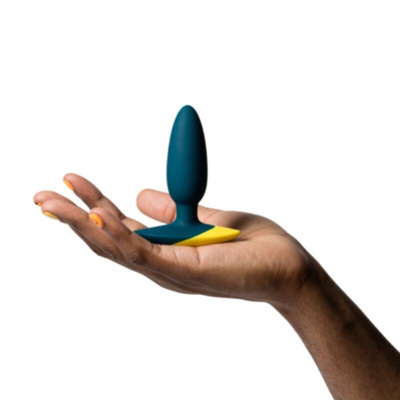 ROMP BASS VIBRATEUR ANAL À PLUG BASSE 10 CM VERT — vue arrière