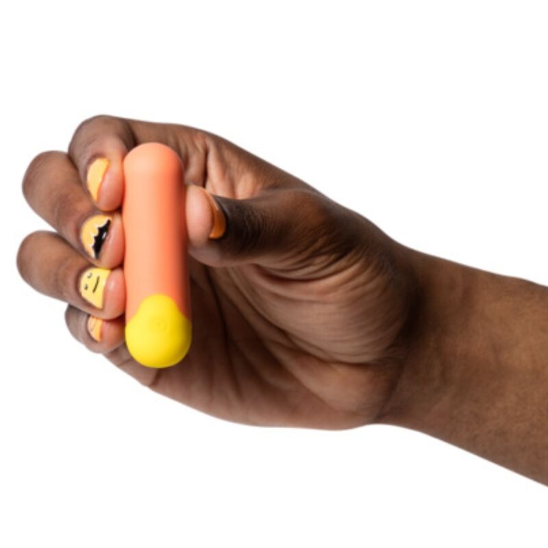 ROMP RIOT BALLE VIBRANTE MULTIFONCTION ORANGE + JAUNE — accessoires inclus