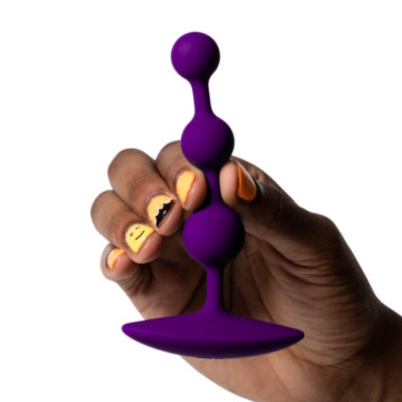 ROMP AMP PERLES ANALES SILICONE FLEXIBLE VIOLETTES 12,5 CM — vue alternative