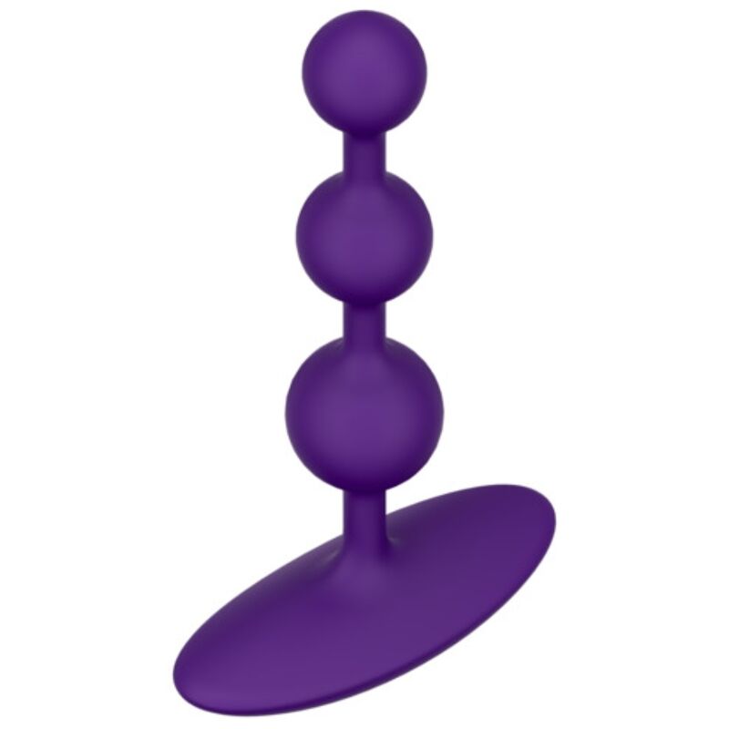 ROMP AMP PERLES ANALES SILICONE FLEXIBLE VIOLETTES 12,5 CM — vue arrière