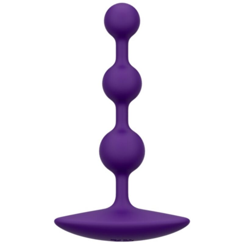 ROMP AMP PERLES ANALES SILICONE FLEXIBLE VIOLETTES 12,5 CM - Aura Intime