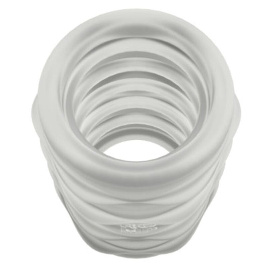 ROMP MOSH MASTURBATEUR MÂLE TRANSPARENT GAINE RÉVERSIBLE 6 CM - Aura Intime