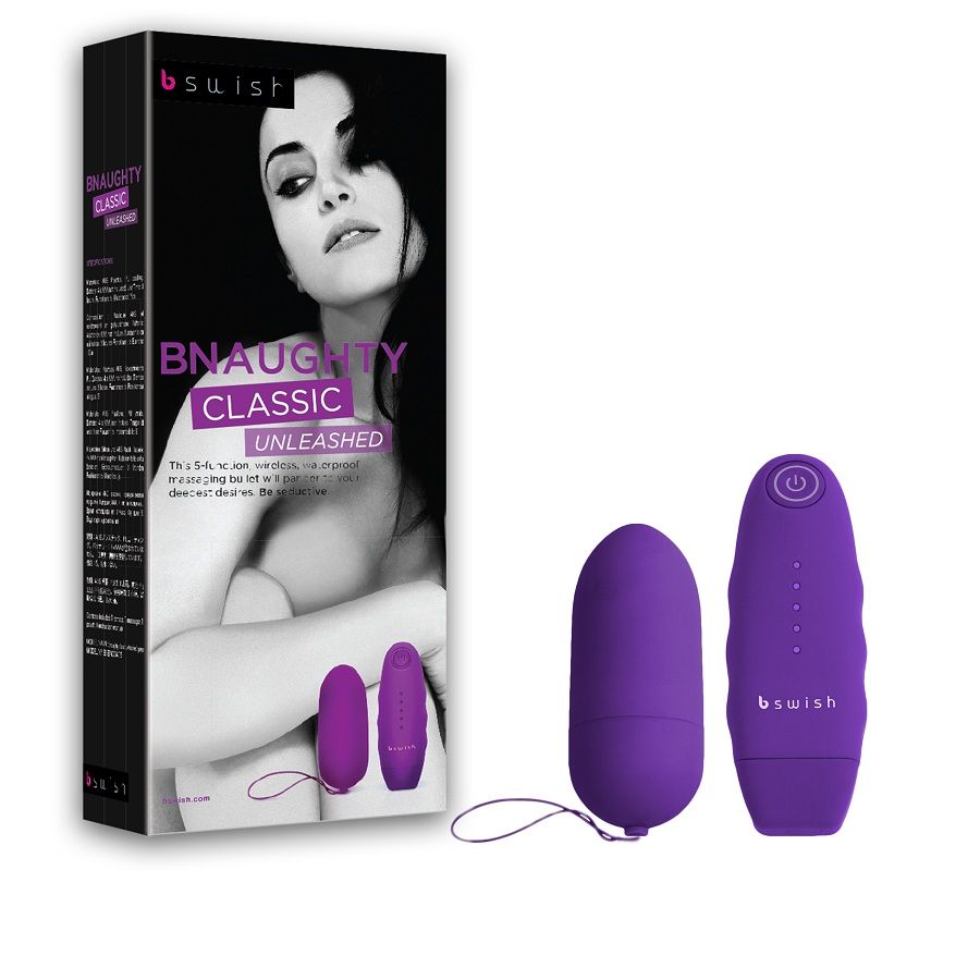 B SWISH Télécommande Bnaughty Unleashed Classic Lilas — vue alternative