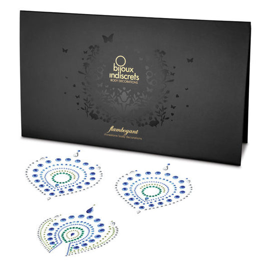 BIJOUX DESIRE METALLIQUE Indiscrets Flamboyant Bleu&Vert - Aura Intime