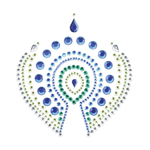BIJOUX DESIRE METALLIQUE Indiscrets Flamboyant Bleu&Vert — vue arrière