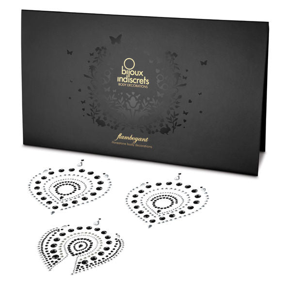BIJOUX DESIRE METALLIQUE Indiscrets Flamboyant Noir & Argent - Aura Intime