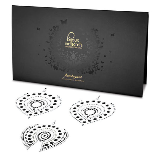 BIJOUX DESIRE METALLIQUE Indiscrets Flamboyant Noir & Argent - Aura Intime