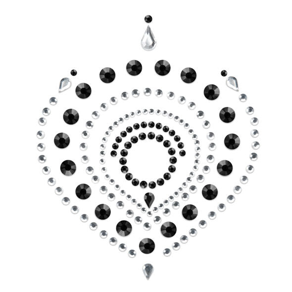 BIJOUX DESIRE METALLIQUE Indiscrets Flamboyant Noir & Argent — vue détaillée