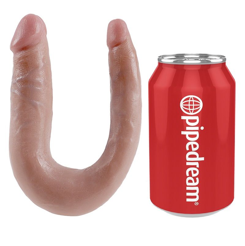 KING COCK GODE DOUBLE PÉNÉTRATION 12.7 CM NATUREL — vue arrière