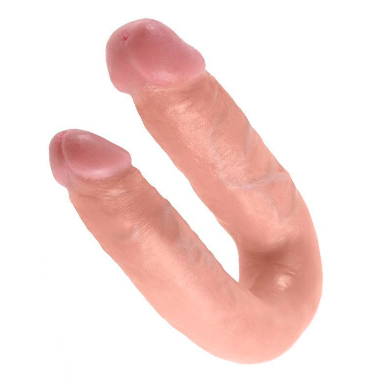 KING COCK GODE DOUBLE PÉNÉTRATION 13.9 CM NATUREL — vue alternative