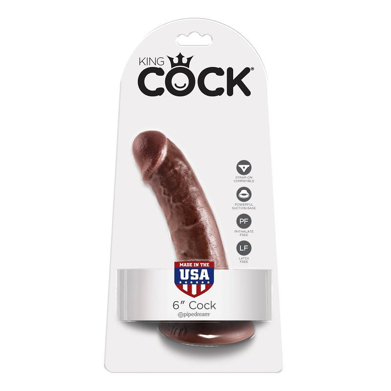 KING COCK - Coq Brun 6" 15,2 Cm