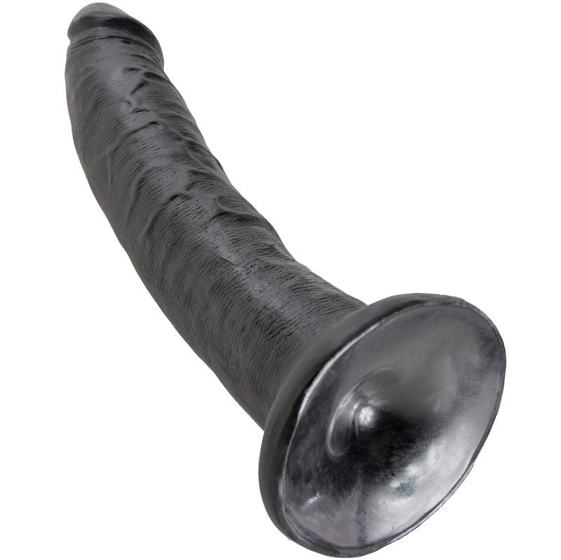 KING COCK 7 GODE NOIR 17.8 CM — accessoires inclus