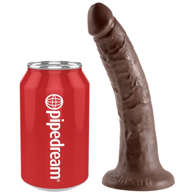 KING COCK 7 GODE CHOCOLAT 17.8 CM — vue alternative