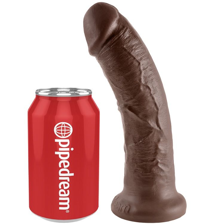 KING COCK 8 GODE MARRON 20.3 CM — vue alternative