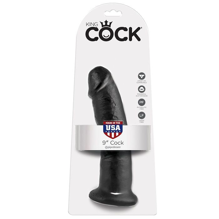 KING COCK 9 GODE NOIR 22.9 CM - Aura Intime