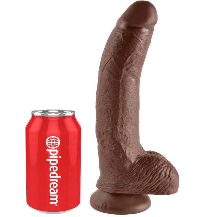 KING COCK 9 GODE MARRON BOULES 22.9 CM — vue alternative
