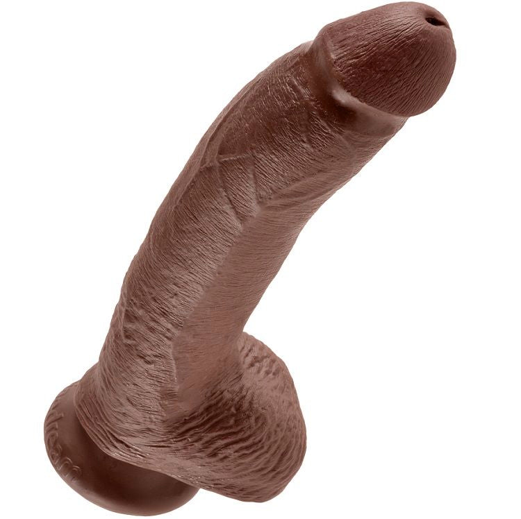 KING COCK - 9 Brown Ball Gags 22.9 Cm