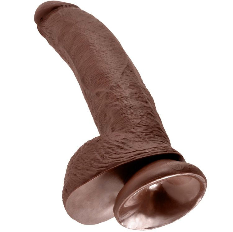 KING COCK - 9 Brown Ball Gags 22.9 Cm