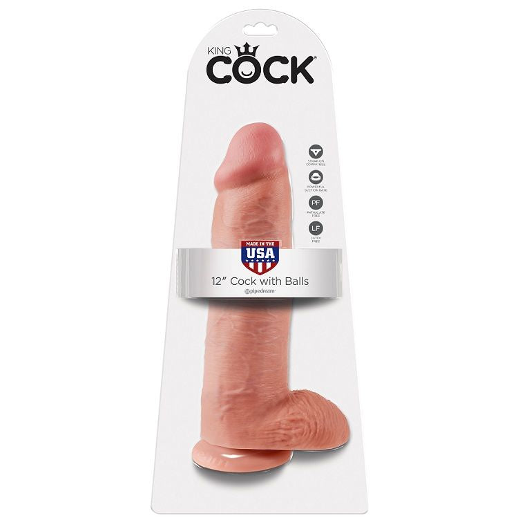 KING COCK 12 CHAIR GODE BOULES 30.48 CM - Aura Intime
