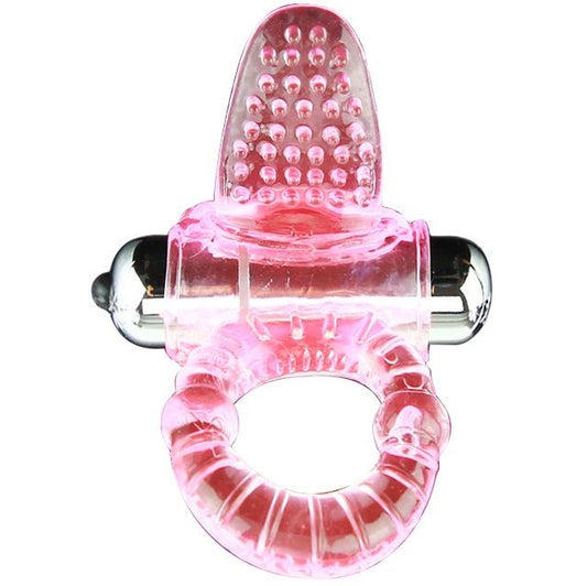 BAILE - Anneau Pénis Vibrateur Rose Sweet Abs 10 Rythmes